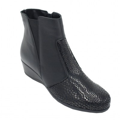 SUSIMODA standard numbers Shoes black elasticizzato ortopedico heel 2 cm
