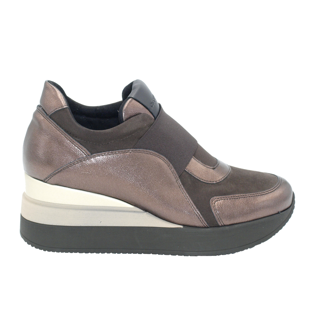 Sneakers: COMART calzaturificio standard numbers Shoes marrone chamois heel  6 cm