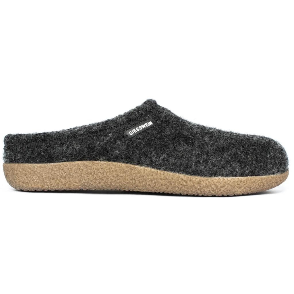 Ciabatte Chiuse: Giesswein VEITSCH 52/10/47848 unisex slipper anthracite  gray removable footbed