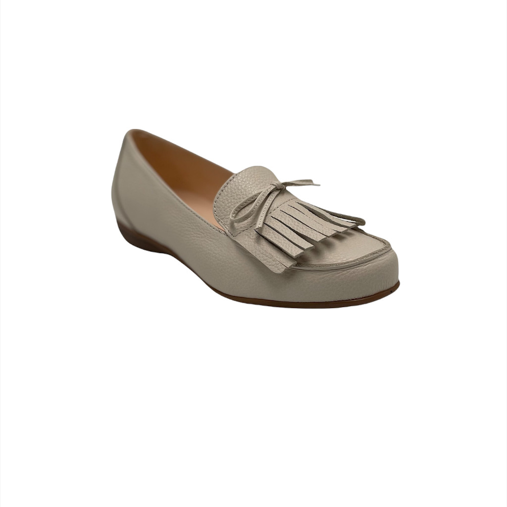 Loafers: Angela Calzature Shoes Beige cuoio naturale heel 1 cm