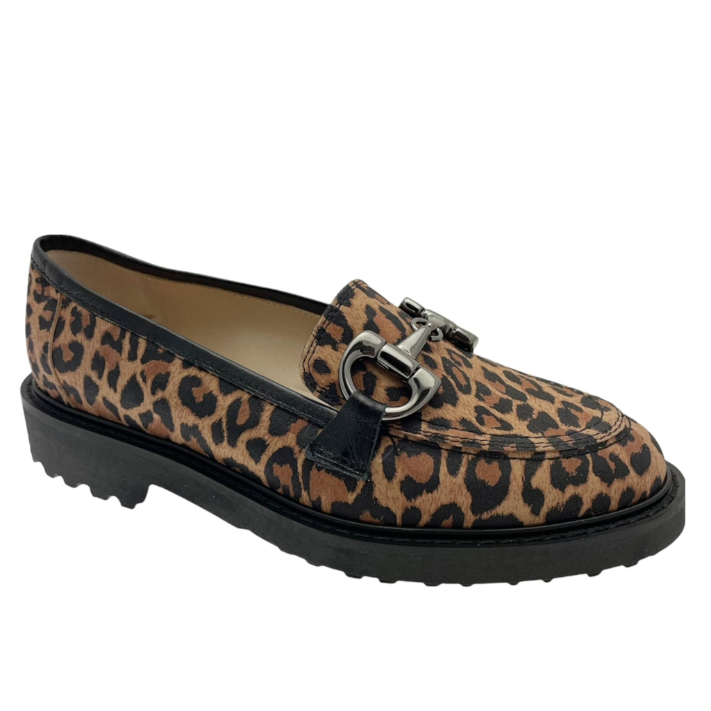 ANGELA CALZATURE mocassino scarpa donna stampa animalier made in Italy