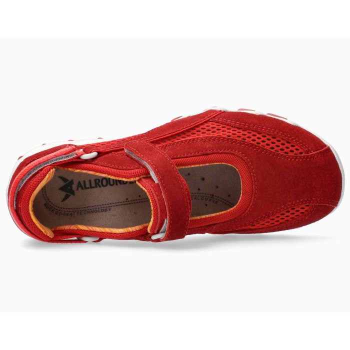 Mephisto Allrounder NIRO scarpa donna sportiva sneaker traforata rossa trekking  ballerina