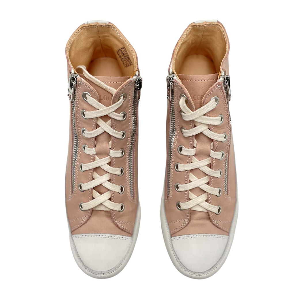 Sneakers: L'ECOLOGICA Shoes Pink leather heel 1 cm
