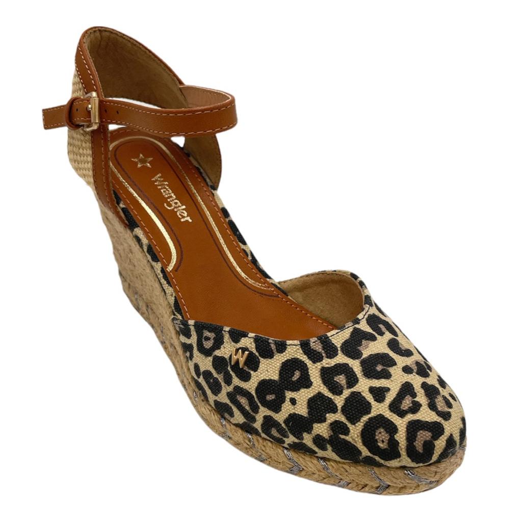 Sandali: WRANGLER sandali in tessuto colore marrone tacco alto 8-11 cm