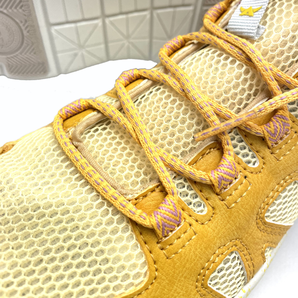 Sneaker: ALLROUNDER BY MEPHISTO LUGANA shoe for woman light and colorful  yellow mesh sneaker
