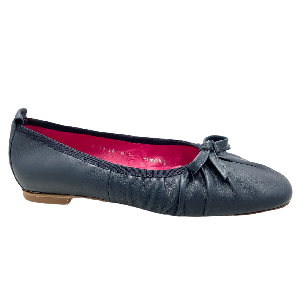 LE BABE FRIDA 2879S2 scarpa donna ballerina paperina flat shoe blu 34 42