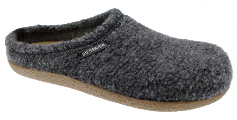 Giesswein VEITSCH 52/10/47848 ciabatta unisex  grigio plantare estraibile