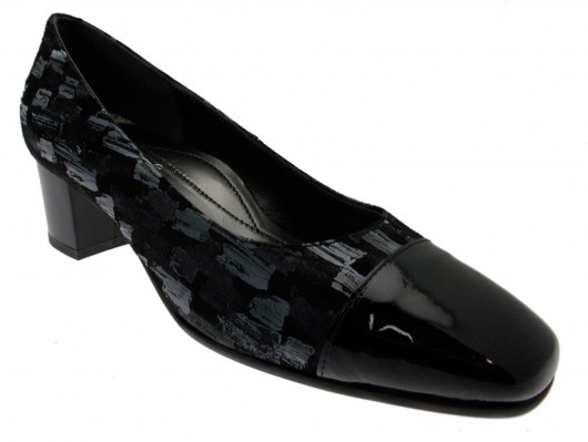 SOFFICE SOGNO 8332 scarpa donna decoltè  nero grigio multicolore