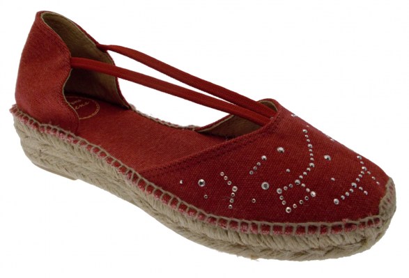 Toni Pons ERLA -TR scarpa sandalo rosso espadrillas
