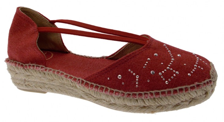 Toni Pons ERLA -TR scarpa sandalo rosso espadrillas
