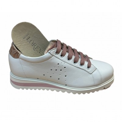Calzaturificio Loren  O5823 scarpa donna sneaker predisposta per plantare bianco