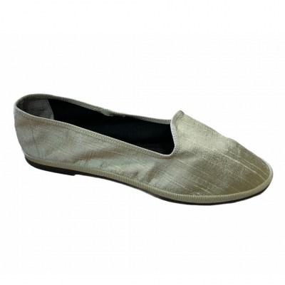 Le Friulane di Shoes4me ballerina pantofolina  in seta sabbia paperina
