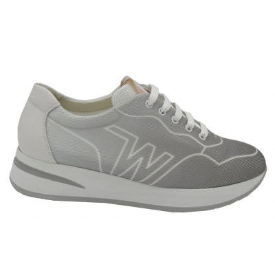 MELLUSO  Shoes Grey Fabric heel 2 cm