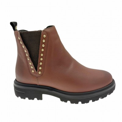 Calz LOREN C3955  stivaletto anckle boot marrone predisposto per plantare anatomico personalizzato