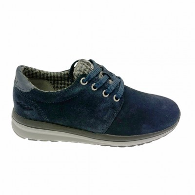 Mephisto KIRA blu scarpa donna  allacciata sneaker basic