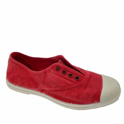 NATURAL WORLD ECO cotone rosso enz vegan shoes 10E 652