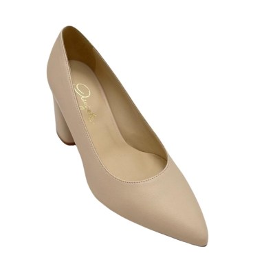 Angela Calzature special numbers Shoes Beige cuoio naturale heel 7 cm