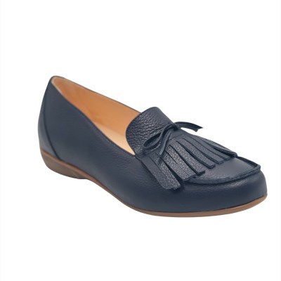 Angela Calzature  Shoes Blue cuoio naturale heel 1 cm