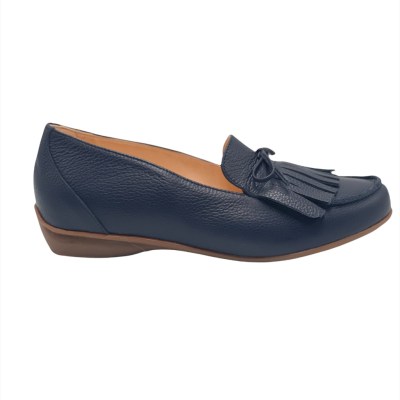 Angela Calzature  Shoes Blue cuoio naturale heel 1 cm