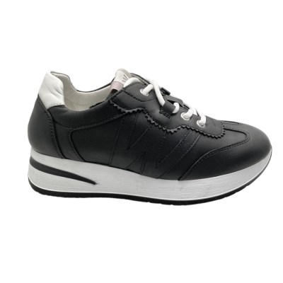 MELLUSO WALK R25071 CARLA sneaker essential scarpa per donna sportiva NERA 42 43 44