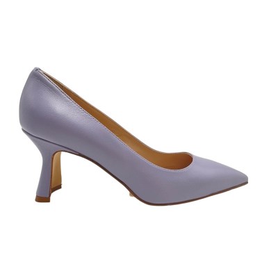 Angela Calzature Elegance  Shoes Lilac nabuk heel 7 cm