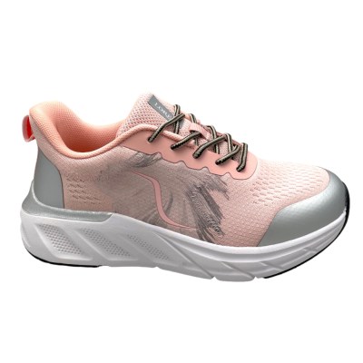LOREN A2000  scarpa per donna  sneaker rosa soletta estraibile rosa arch support