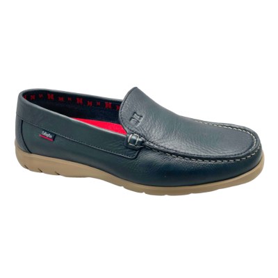 CALLAGHAN 18001 scarpa per uomo mocassino classico accollato  blu slipon soletta estraibile