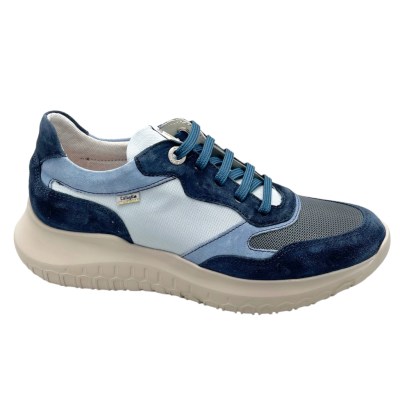 CALLAGHAN 53802  scarpa per donna sneaker walking shoe blu soft soletta estraibile