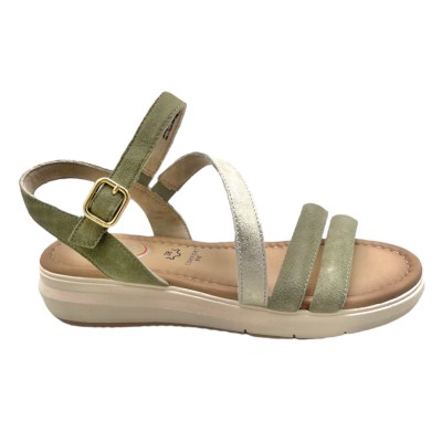 TAMARIS 8-88202-20 701 sandalo per donna fratino verde salvia a strappo listini soletta super soft