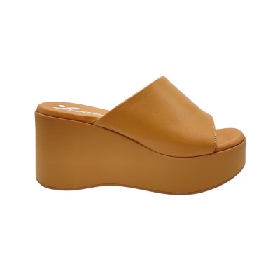 SUSIMODA special numbers Shoes camel leather heel 7 cm