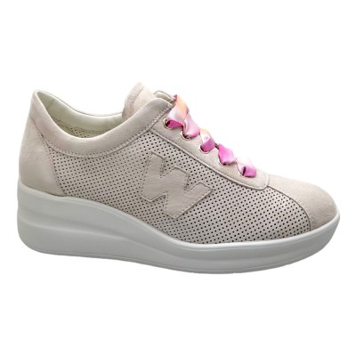 MELLUSO WALK R20245 SILVY 33 34 35 35 37 38 39 40 41 42  sneaker scarpa per donna sportiva  rosa kiss soletta estraibile